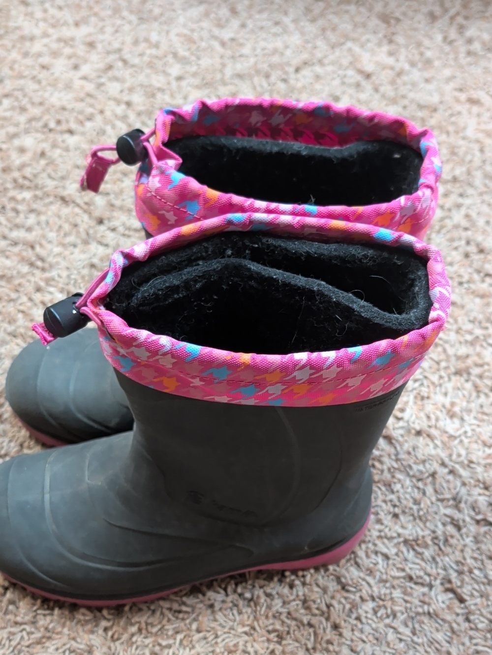 Kamik Women's Pink Patterned Winter Boot